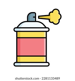 paint spray icon vector design template in white background
