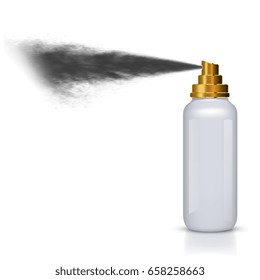 Paint spray isolated on a white background