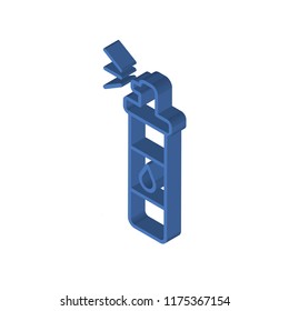 Paint spray isometric left top view 3D icon