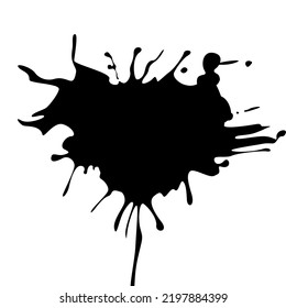 paint spray. paint splash. Ink drops and splashes. Blotter spots. liquid paint drip drop splash and ink splatter. water splash background.