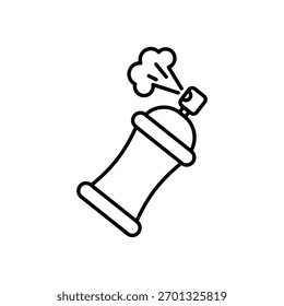 Paint Spray Vector icon stock illustration
