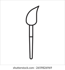 Paint stock icon outline vector