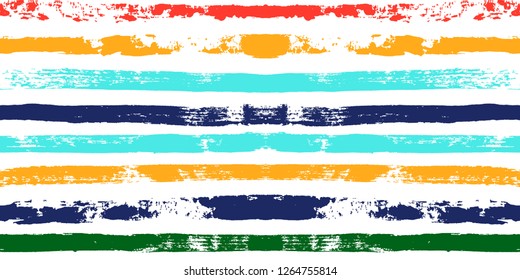 paint stripe Seamless pattern. colorful vector striped graphic background. bright ink brush strokes. graphic  grunge stripes, trendy funky paintbrush line. texture lines backdrop 