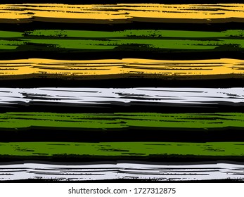 Paint stripe Seamless pattern. Ethnic background. Rainbow color texture for backdrop. Retro style. Summer pattern for kids.