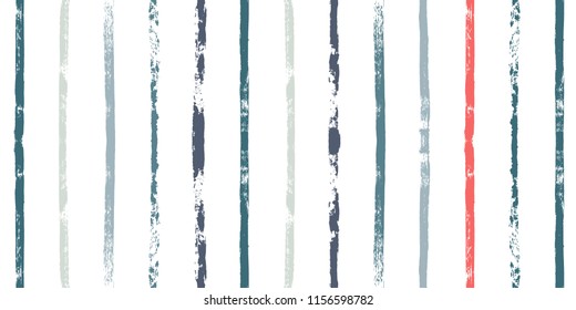 paint stripe Seamless pattern. vector striped male graphic background. ink brush strokes. red blue end grey grunge stripes, watercolor paintbrush line. texture lines backdrop