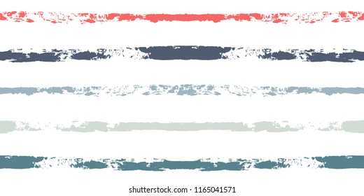 paint stripe Seamless pattern. vector striped male graphic background. ink brush strokes. red blue end grey grunge stripes, watercolor paintbrush line. texture lines backdrop