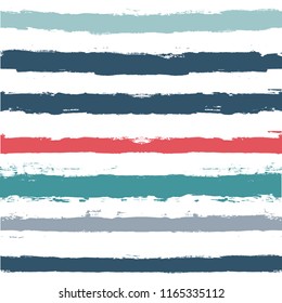 paint stripe Seamless pattern. vector striped male graphic background. ink brush strokes. red and blue grunge stripes, trendy watercolor paintbrush line. texture lines backdrop