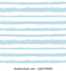 paint stripe Seamless pattern. vector Hand drawn striped geometric background. blue ink brush strokes. grunge stripes, modern paintbrush line for wrapping, wallpaper, textile
