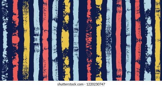 paint stripe Seamless pattern. vector striped graphic background. ink brush strokes. grunge stripes, trendy hipster paintbrush line. texture lines backdrop 