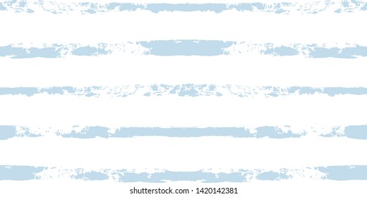paint stripe Seamless pattern. vector Hand drawn striped marine background. blue ink brush strokes. grunge navy stripes, modern paintbrush line for wrapping, wallpaper, textile