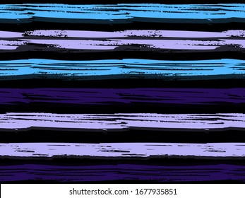 Paint stripe Seamless pattern. Vector striped graphic background. Ink brush strokes. grunge stripes, trendy male paintbrush line. Retro style. Summer pattern for kids.