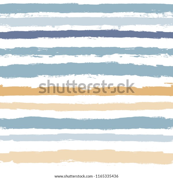 Paint Stripe Seamless Pattern Vector Striped Stock Vector (Royalty Free ...