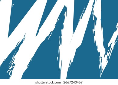 Trazo de pintura, mancha de pincel, textura gruesa abstracta grunge, fondo. Dibujado con pincelada afligida, rasguño, mancha de pincel en forma dinámica, diseño de Anuncio sucio sucio y sucio. Ilustración vectorial plana