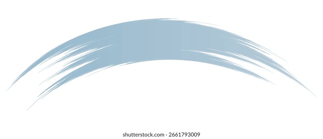 Pincel de trazo de pintura Tacto Azul Acuarela.EPS 10