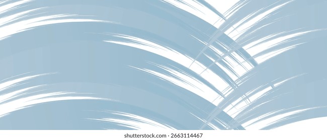 Pincel de trazo de pintura Tacto Azul Acuarela.EPS 10