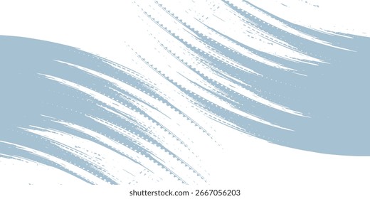Pincel de trazo de pintura Tacto Azul Acuarela.EPS 10