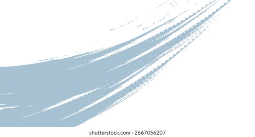 Farbe Pinsel berühren blau Aquarell.eps 10