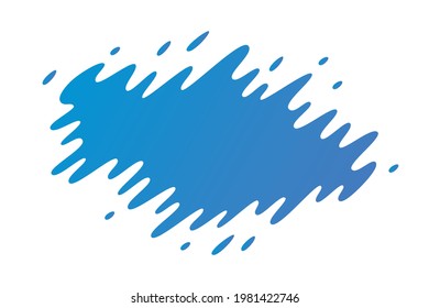 Paint infarto de salpicadura fondo o forma de ameba abstracta dinámica fondo de placa de mancha líquida de mancha, agujero de marco ondulado o aurora de galaxia futurista del universo o hueco desgarrado.