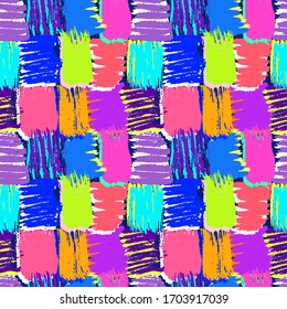 Paint strokes pattern. Grunge splatter background. Ink lines design. Chaos. Trendy modern background. Scrawl. Scribble. Abstract art.