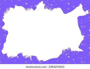 Paint style pop frame, vector