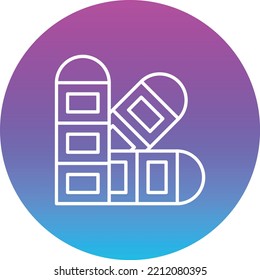 Paint Swatch vector icon. Can be used for printing, mobile and web applications.