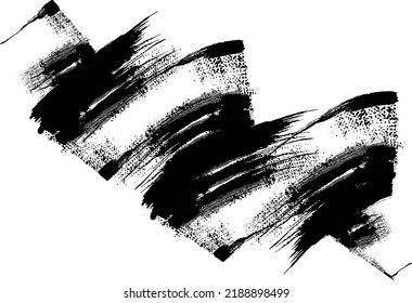 paint texture - Brush strokes vector - Handmade design elements.