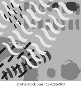Paint texture. Elegant white and gray background. Abstract pattern.