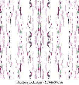 Paint Texture. Shibori, Staining Seamless Pattern. Geo Texture. Hand Drawn Painted. Red Maroon Traditional Old Tribal Home Decor.  Geometrical Staining Shibori Texture.