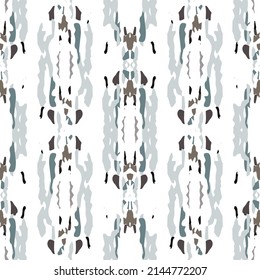 Pintar textura. Shibori, Steniendo Patrón Sin Marea. Textura geográfica. Mano Dibujada Pintada. Verano tribal negro de verano textil moderno.  Sining Ikat Mosaic Tejido.