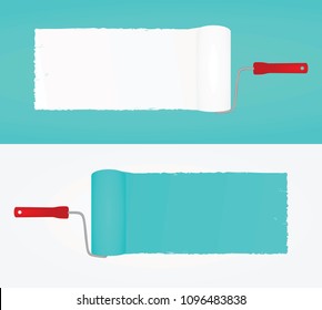 Paint trail. vector illustration
