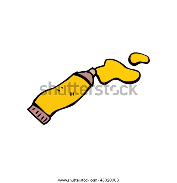 Paint Tube Drawing Stock Vector (Royalty Free) 48020083