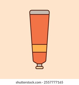 Paint tube Icon Illustration. Equipment for art and graphics, creativity and creation, digital creativity.