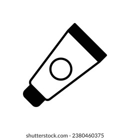 Paint tube icon isolate white background vector stock illustration