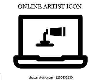 Paint tube search icon. Editable Paint tube search icon for web or mobile.