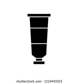 Paint tube vector icon