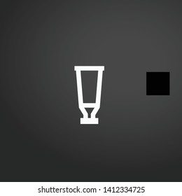 Paint Tube vector icon. Paint Tube concept stroke symbol design. Thin graphic elements vector illustration, outline pattern for your web site design, logo, UI. EPS 10.