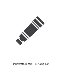 Paint tube vector icon. filled flat sign for mobile concept and web design. Art paint tube glyph icon. Symbol, logo illustration. Vector graphics