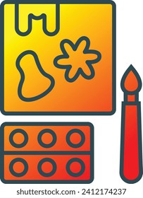Paint vector icon. Can be used for printing, mobile and web applications.