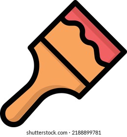 paint Vector illustration on a transparent background. Premium quality symbols. Stroke vector icon for concept and graphic design.