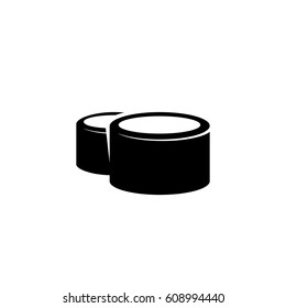 Paint vector logo illustration isolated sign symbol. Icon pictogram for web graphics