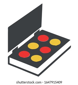 pintura acuarela icono dibujo vectorial