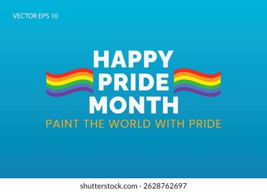 Paint the World with Pride Poster