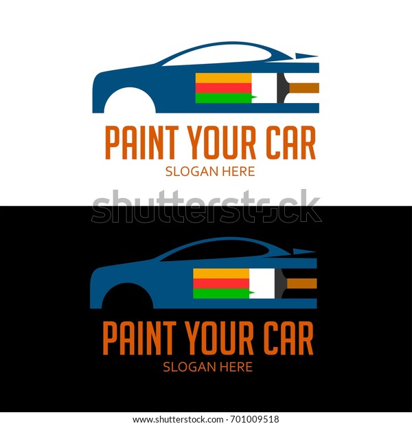 Paint Your Car Make Your Car Stock Vector (Royalty Free) 701009518