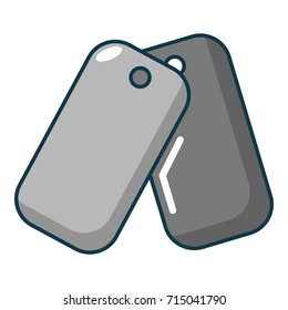 Paintball badge icon. Cartoon illustration of paintball badge vector icon for web