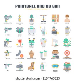 Paintball and BB Gun , Thin Line and Pixel Perfect Icons