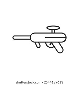 Paintball gun icon. isolated vector icon.
