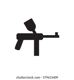 paintball icon illustration isolated vector sign symbol