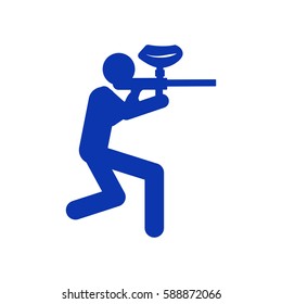 paintball icon vector illustration