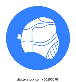 Paintball mask icon in outline style isolated on white background. Paintball symbol stock vector illustration.
