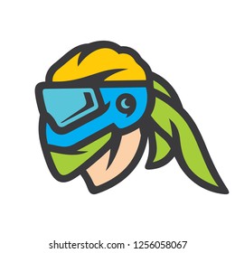Paintball mask sign